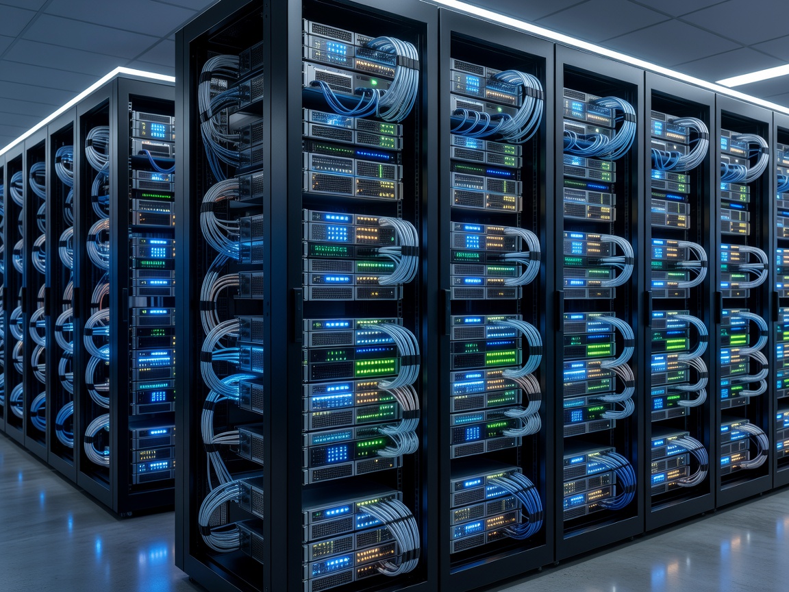 High speed server infrastructure running microservices API orchestration and automated payload schemas