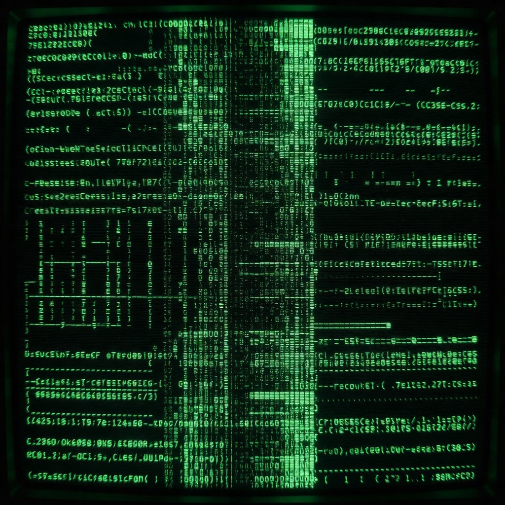Matrix green terminal code screen displaying real-time memory profiling and stack trace debugging